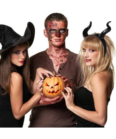 Lurrose Devil Horns Headband - Demon Horns Cosplay Headpiece for Halloween - Buy Online on GoSupps.com