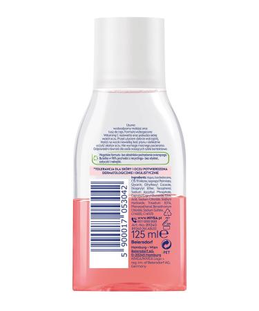 NIVEA Nurse Double-Way Eye Make-up Remover 125 ml - Gentle & Effective Cleansing for All Skin Types - International Shipping Available - Buy Online on GoSupps.com