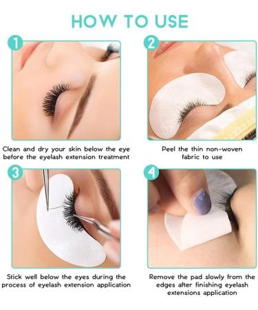 Under Eye Gel Pads 50 Pair Eyelash Extension Pads False Eyelash Lash Extension Makeup Eye Gel Patches for Pro Salon and Individual (50 Pair) - Buy Online on GoSupps.com