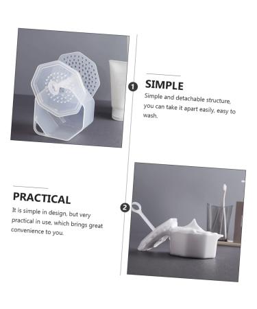 SHERCHPRY 2sets Portable Facial Maker Durable Lotion Bubbler for Deep Cleansing Easy to Wash Texture for Daily Skincare Routine - Buy Online on GoSupps.com