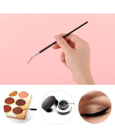 Eyeliner Makeup Brush Set - 7PC Angled Flat & Curved Brushes for Precision Eyeliner & Eyebrows | International Shipping Available - Buy Online on GoSupps.com