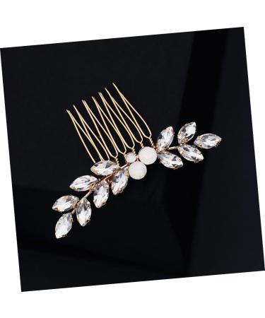 DOITOOL 1pc Rhinestone Disc Hair Comb Rhinestone Side Comb Crystal Ab Rhinestones Wedding Hair Accessories Rhinestone for Hair Wedding Hair Clip Hair Pin Wedding Dress Alloy Headgear Bride - Buy Online on GoSupps.com