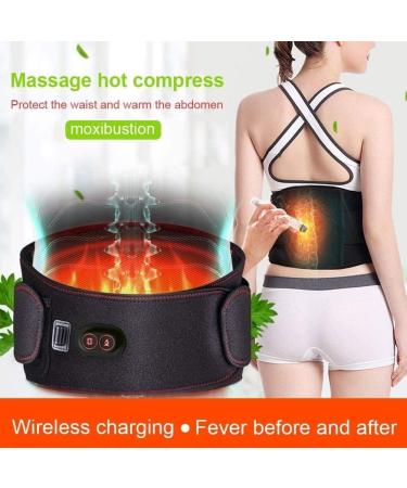 Buy Electrically Heated Waist Belt - Relieve Back Pain Sore Muscles & Improve Posture - Waist Massage Device (Black) - Buy Online on GoSupps.com