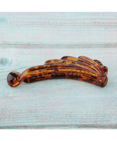 Shop Ladies Banana Clip Hair Claw - Amber Hair Clip Barrette for Effortless Style | International Shipping Available - Buy Online on GoSupps.com