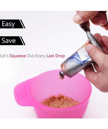 2pcs Metal Tube Toothpaste Squeezer Keys and Hair Dye Color Dispenser Tool - Buy Online on GoSupps.com