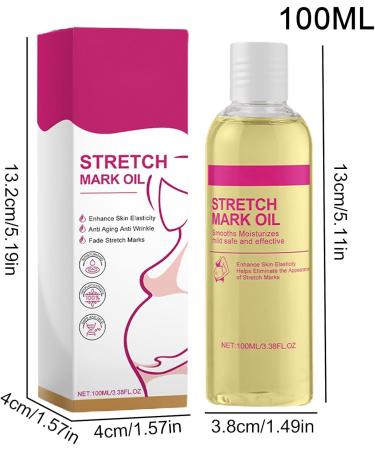 Stretch Mark Oil | Pregnancy Oils for Stretch Marks | Pregnancy Stretch Oil | 100ml Pregnant Belly Oil | Pregnant Skincare Oils | Pregnant Body Oils for Stretchy Mark Prevention - Buy Online on GoSupps.com