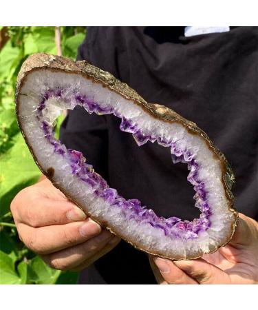 Natural Crystal Rough Amethyst Stone 275G Natural Amethyst geode Quartz Cluster - Buy Online on GoSupps.com