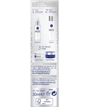 NIVEA Cellular Filler Hyaluronic Serum Essence (30 ml) Preparatory Face Serum Moisturising Anti-Age Hydra Elixir for Smooth Skin - Buy Online on GoSupps.com