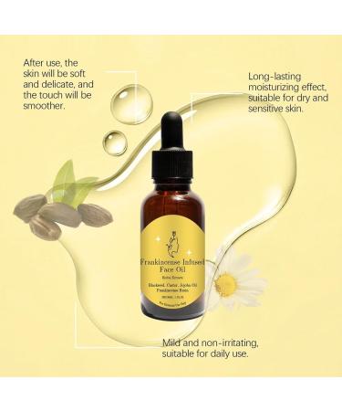 2pcs Frankincense Resin Oil For Face Organic Black Seed Castor&Jojoba Oils Frankincense Resin Infused Oil For Face Cold Pressed Serum Hydrate Skincare Hydrates Skin - Buy Online on GoSupps.com