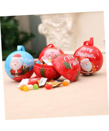 Cabilock 18 Pcs Christmas Party Favors Christmas Boxes for Treats Christmas Tree Ornaments Spherical - Buy Online on GoSupps.com