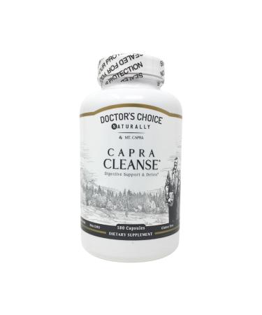 MT. CAPRA SINCE 1928 CapraCleanse | Effective Cleansing of GI Tract with All Natural & Non-GMO Ingredients | 180 Capsules