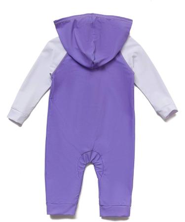 BONVERANO Baby Boys Swimsuit | UPF 50+ Sun Protection | 12-18 Months | Purple - Buy Online on GoSupps.com