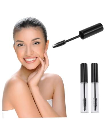 Outanaya 4pcs Eyelash Brush Tube Empty Eyelash Tube Empty Mascara Tube and Wand DIY Mascara Tube oil