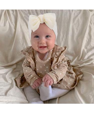 Fashion Baby Girl Flower Crown Hair Band - Soft Nylon Headwrap for Newborns & Toddlers (Pink) | International Shipping - Buy Online on GoSupps.com