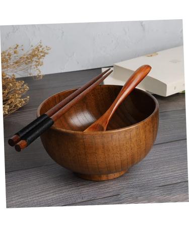 ABOOFAN 3 Pcs Salad Bowl Wood Decor Dessert Containers Snack Containers Storage Holder High Capacity Japan As Shownx3pcs 12x12x6.7cmx3pcs - Buy Online on GoSupps.com