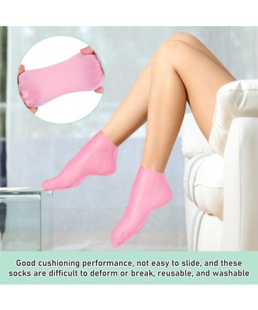 Shop Sunoya Moisturizing Socks - 3 Pairs of Silicone Anti-Slip Foot Spa Gel Socks for Dry Cracked Feet | International Shipping Available - Buy Online on GoSupps.com