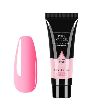 Gel Extension Nail Glue | LED Hard Gels Builder LED Gel Builder Extension Gel Nail Easy to Use Professional Nail Extension Gel for Art Manicure Natural-Looking Nails Rowces Pgp004