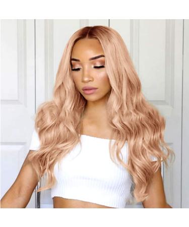 Shop Long Gold Curly Wigs for Women | Brazilian Synthetic Hair for 50s 60s 70s & 80s Cosplay - Buy Online on GoSupps.com