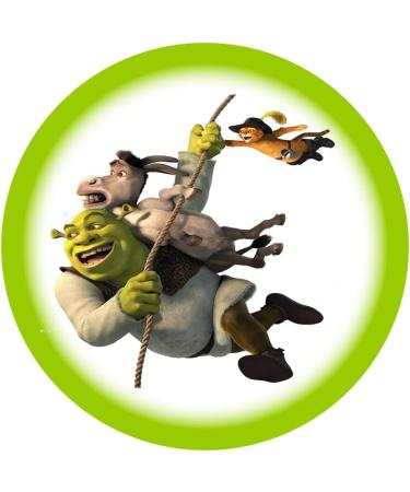 24 Fabulous Pre-Cut Edible Wafer Cake Toppers: Shrek & Friends - Buy Online on GoSupps.com