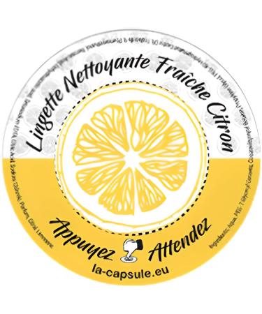 THE BIODEGRADABLE LEMON HAND AND FACE WIPE CAPSULE - Buy Online on GoSupps.com