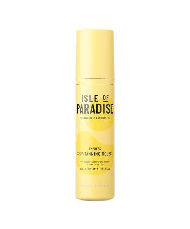 Isle of Paradise Express Self Tanning Mousse - 30 Min Fast Developing Self Tanner - Color Correcting Actives for Even Skin Tone - Vegan and Cruelty Free Sunless Tanning Foam Mousse - 6.76 fl oz - Buy Online on GoSupps.com