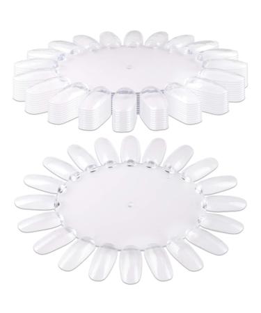 10 x Acrylic Nail Art Practice Wheel Polish Color Display Chart 20 Nail Tips by Generic