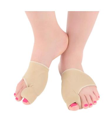 RiptGear Bunion Corrector (1 Pair) - Toe Straightener Pads for Women and Men Big Toe Separator - Bunion Relief, Bunion Corrector for Women, Toe Spacers for Feet, Toe Separator for Bunion, Bunion Pads (Large)