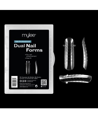 Mylee Dual Nail Forms - 12 Sizes to Choose From - Reusable 120 Nail Forms for Multiple Uses - for Nail Extensions - Buy Online on GoSupps.com