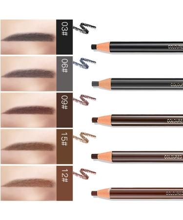 Pull line eyebrow pencilSweat proofwedding makeup Male up (Grey One Size) 1 count (Pack of 1) Grey - Buy Online on GoSupps.com