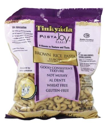 Tinkyada Brown Rice Elbow Pasta, 16 oz (Pack of 3) 1 Pound (Pack of 3)
