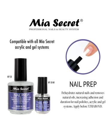 Mia Secret Professional Nail Prep pH Balance Dehydrator & XtraBond Acid-Free Primer 0.5 oz + - Buy Online on GoSupps.com