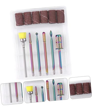 Sosoport 1 Set Nail Polisher Professional Nail Drill Nail Drill Bit Nail Drill Sanding Bands Nail Grinding Head Nail Sand Bands Nail Tools Stainless Steel. Silicone. Quartz. Ceramics 7.1x5.7cm As Shown - Buy Online on GoSupps.com