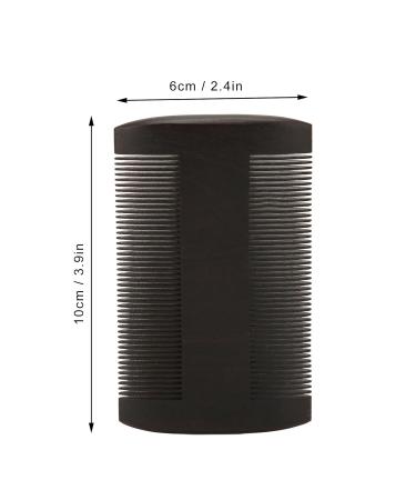 Men's Beard Comb - Double-Sided African Blackwood Lice Grooming Tool | Perfect for All Beard Types - Buy Online on GoSupps.com