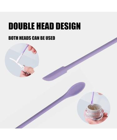 Fracoda Mini Silicone Makeup Spatula Set - 4 Pcs Cosmetic Beauty Spatula for Thin Jar & Lotion Bottle - Reusable & Long Lasting - Buy Online on GoSupps.com