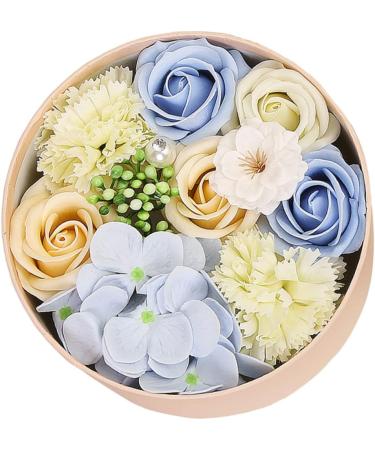 FOMIYES 2 Pcs Rose Flower Petals Natural Preserved Rose Soap Plant Essential Oil Rose Soap Valentines Day Gifts Rose Essential Oil Soap Stocking Stuffer Gifts Natural Soap Flower Box Round - Buy Online on GoSupps.com