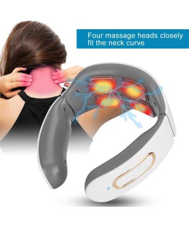 Electric Neck Massager Pulse | Cervical Pain Relief & Health Tool | USB Rechargeable - Buy Online on GoSupps.com