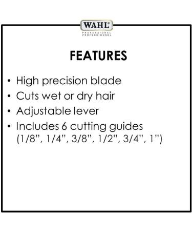 Wahl Professional Designer Clipper #56123 Cuts Hair Wet or Dry Taper Lever for Easy Fading and Blending Includes Accessories - Buy Online on GoSupps.com