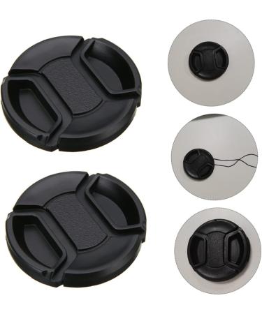 Milisten 4 Pcs Camera Lens Cover 62mm Lens Cap Lens Hood Cap Front Lens Replacement Cover Universal Lens Cap Centre Pinch Lens Cover Camera Lens Lid Hood Cover Splash Proof Plastic Black 6.2X6.2CM - Buy Online on GoSupps.com