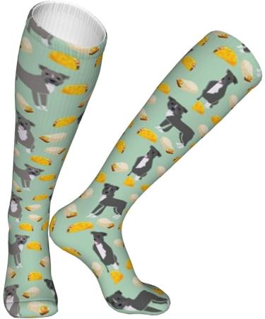 Pitbull Taco Compression Socks for Men & Women - 15-20 mmHg Circulation Support for Running & Cycling - Buy Online on GoSupps.com