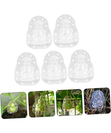 Kisangel 5pcs Vegetable Mold Ginseng Melon Shaping Multi-Function Fruit Mold Gourd Shaper - Buy Online on GoSupps.com