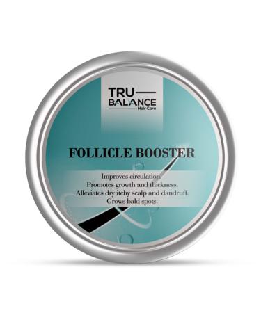 TRU BALANCE Follicle Booster Hair Growth Balm - Bald Spot & Hair Loss Treatments for Women & Men - Natural Thickening  Nourishes the Scalp & Dht Blocker - Hair Regrowth Salve For All Hair Types