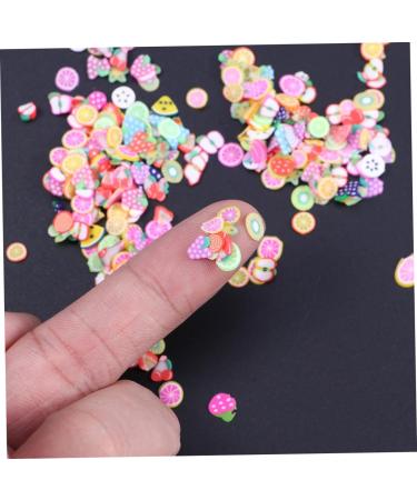 Mipcase 3200pcs Slice Nail Decoration Nail Decorations for Nail Fruit Slice Floral Decorations Clay Fruit Slice Flowers Decor Flower Ornaments Miniture Decoration Fruit Slices Love - Buy Online on GoSupps.com