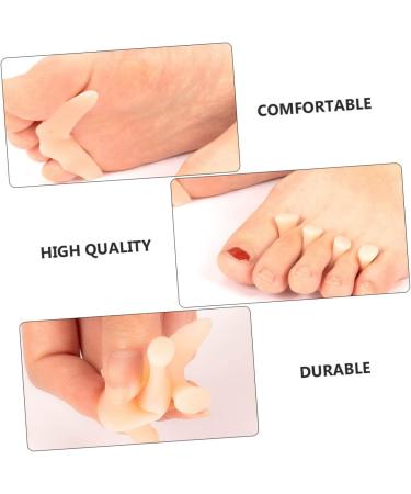 Healifty 10pcs Silicone Gel Bunion Spacer & Toe Correctors | Bunion Relief Pads for Overlapping Toes | Toe Protectors Isolation Pad - 9X3CM - Buy Online on GoSupps.com
