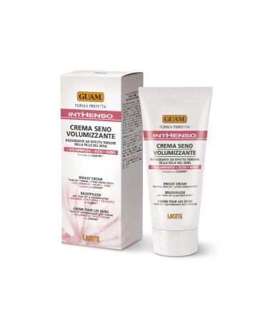 Guam Inthenso Volume Breast Cream Firming Treatment with Push Up Effect and Gezhimu Active Ingredient Made in Italy 150 ml Pack