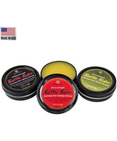 Battle Balm Extra Strength Pain Relief Cream (1.9oz) - Organic Topical Analgesic for Arthritis & Muscle Relief - Professional Grade - Buy Online on GoSupps.com