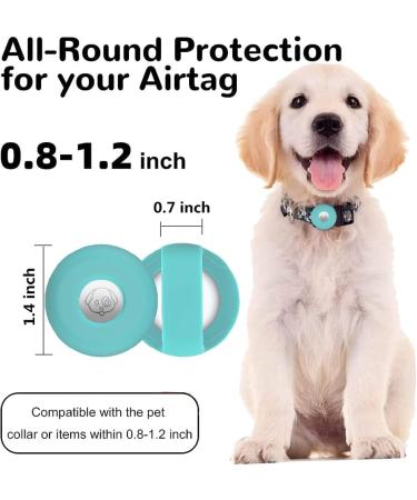 PKQtop Protective Cover for Apple Airtag - Silicone Case for Dog Collars & School Bags - Anti-Lost Locator - Buy Online on GoSupps.com
