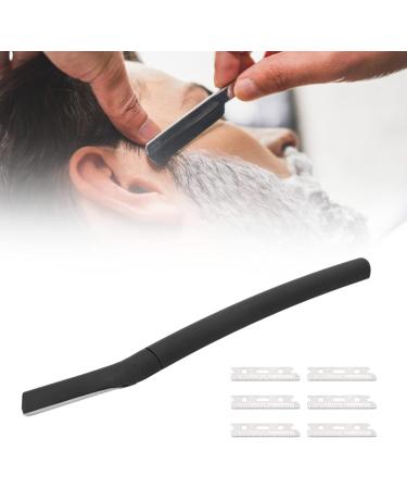 Metal Eye Brewing Trimmer - Stainless Steel Manual Eyebrow & Facial Hair Remover | Unisex Multi-Purpose Tool with 6 One-Way Blades - Buy Online on GoSupps.com