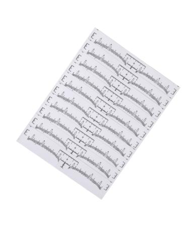 NOLITOY 100pcs Disposable Eyebrow Ruler Disposable Eyebrow Template Eyebrow Shaper Ruler Caliper Major