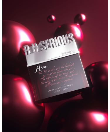 R U Serious Him Eau de Parfum Spray For Men 3.4 Fl. Oz Aromatic Fresh and Sensual Masculine Fragrance For HIM - Buy Online on GoSupps.com
