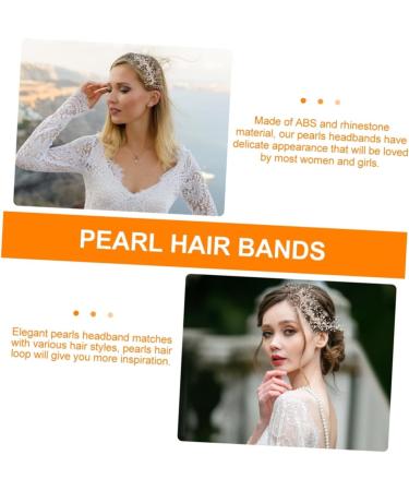 DOITOOL Braided Pearl Hair Comb Headwear Styling Hair Clips Hair Clip for Wedding Rhinestone Hair Clip Wedding Hair Clips Pearls Hair Comb White Abs Hair up Dinner Party Dress - Buy Online on GoSupps.com
